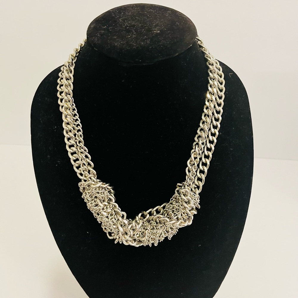 Silver Chunky Necklace